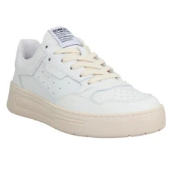 SCHMOOVE Smatch New Trainer Cuir Femme Blanc