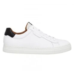 SCHMOOVE Spark Clay Cuir Homme Blanc Noir -Magasin De Chaussures De Mode schmoove spark clay cuir homme blanc noir 2