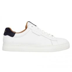 SCHMOOVE Spark Clay Cuir Homme White -Magasin De Chaussures De Mode schmoove spark clay cuir homme white 2