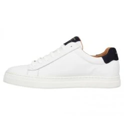 SCHMOOVE Spark Clay Cuir Homme White -Magasin De Chaussures De Mode schmoove spark clay cuir homme white 4