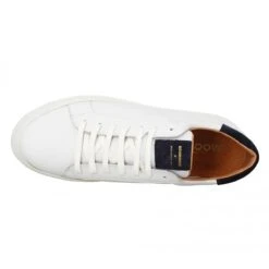 SCHMOOVE Spark Clay Cuir Homme White -Magasin De Chaussures De Mode schmoove spark clay cuir homme white 5