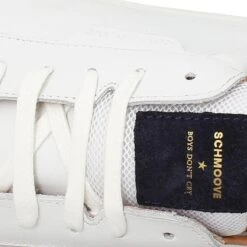 SCHMOOVE Spark Clay Cuir Homme White -Magasin De Chaussures De Mode schmoove spark clay cuir homme white 7