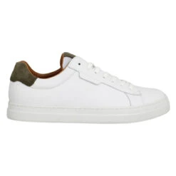 SCHMOOVE Spark Clay Cuir Suede Homme Blanc Foret -Magasin De Chaussures De Mode schmoove spark clay cuir suede homme blanc foret 2