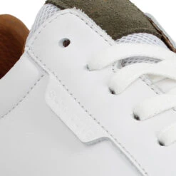 SCHMOOVE Spark Clay Cuir Suede Homme Blanc Foret -Magasin De Chaussures De Mode schmoove spark clay cuir suede homme blanc foret 7