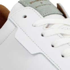 SCHMOOVE Spark Clay Cuir Suede Homme Blanc Menta -Magasin De Chaussures De Mode schmoove spark clay cuir suede homme blanc menta 7