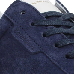 SCHMOOVE Spark Clay Cuir Suede Homme Blue White -Magasin De Chaussures De Mode schmoove spark clay cuir suede homme blue white 7