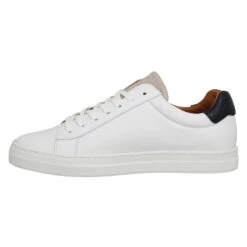 SCHMOOVE Spark Clay Mix Cuir Homme Blanc Zinc Navy -Magasin De Chaussures De Mode schmoove spark clay mix cuir homme blanc zinc navy 4