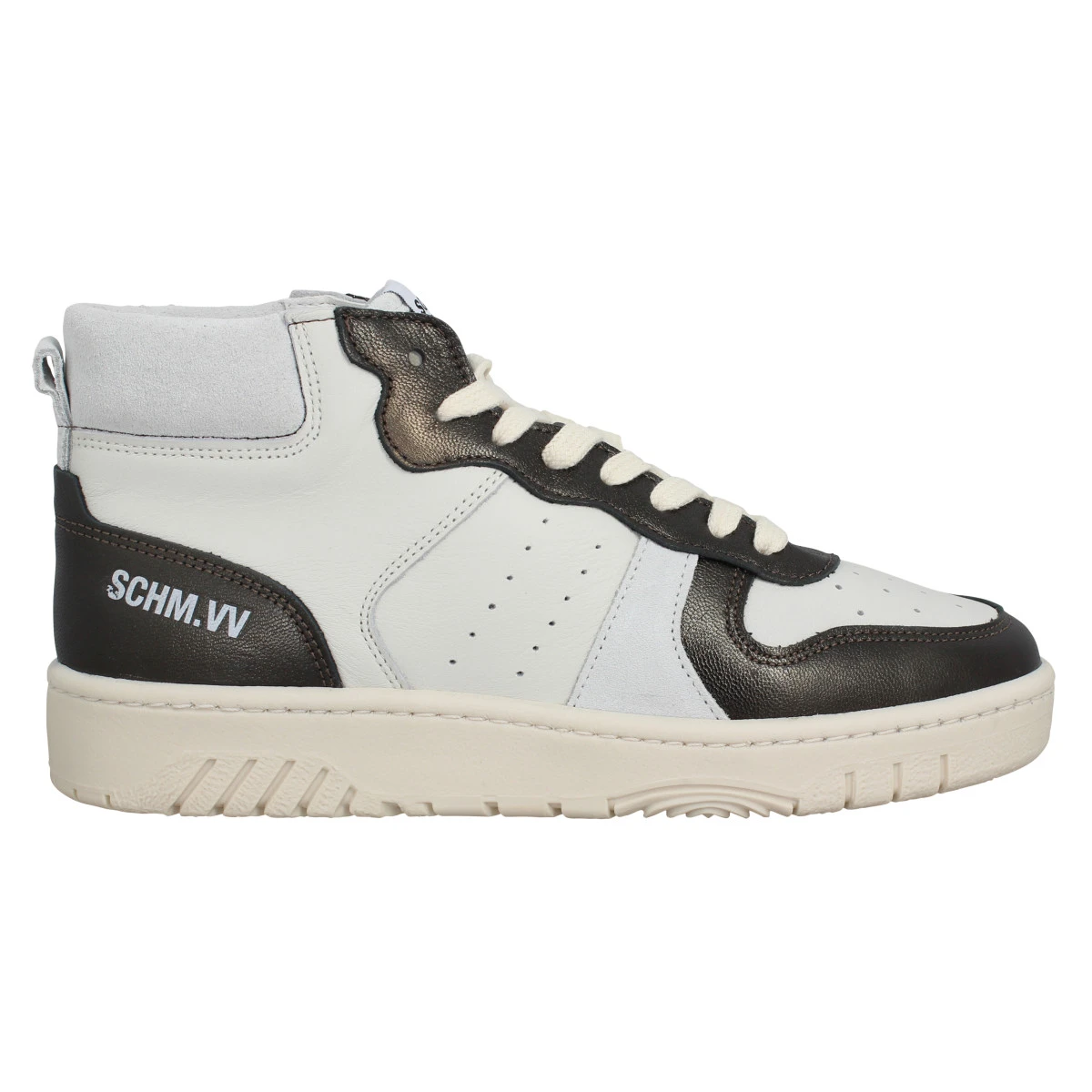 SCHMOOVE Winston Mid Cuir Femme Off White Ebene 4 SCHMOOVE Winston Mid Cuir Femme Off White Ebene – Image 2