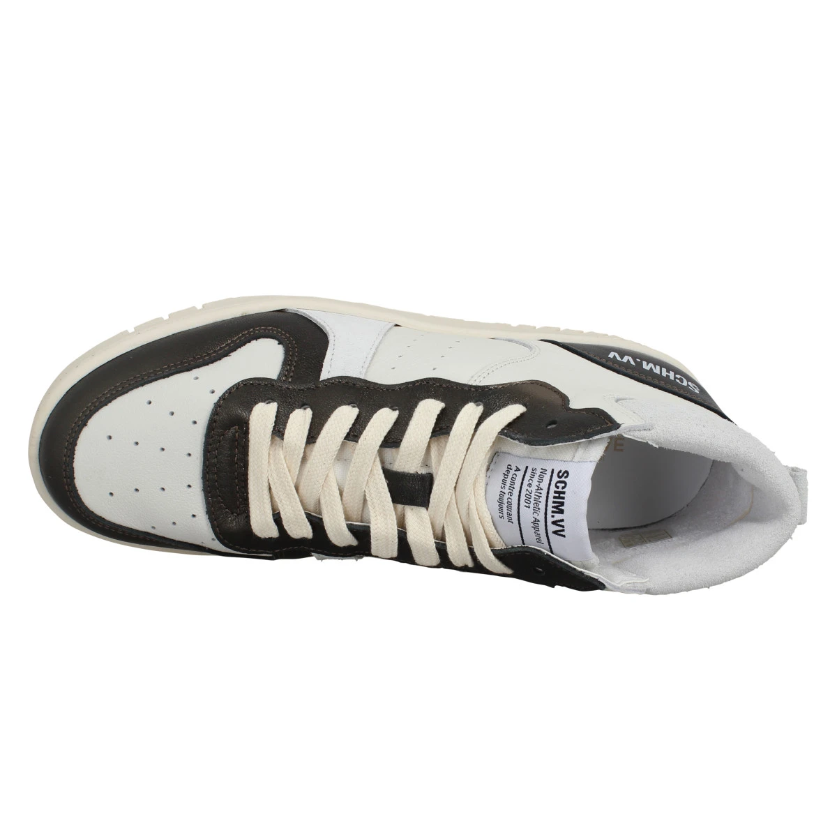 SCHMOOVE Winston Mid Cuir Femme Off White Ebene 7 SCHMOOVE Winston Mid Cuir Femme Off White Ebene – Image 5