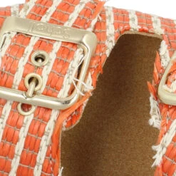 SCHOLL Noelle Raffia Femme Orange -Magasin De Chaussures De Mode scholl noelle raffia femme orange 7