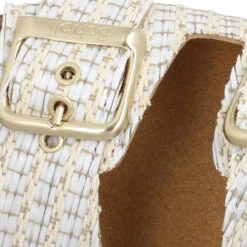 SCHOLL Noelle Raffia Femme White -Magasin De Chaussures De Mode scholl noelle raffia femme white 7