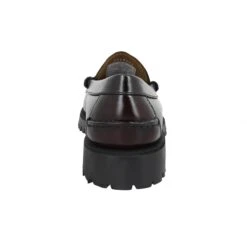 SEBAGO Dan Lug Cuir Femme Burgundy -Magasin De Chaussures De Mode sebago dan lug cuir femme burgundy 3