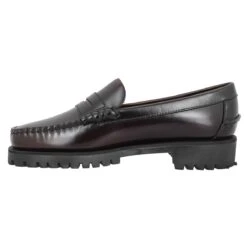 SEBAGO Dan Lug Cuir Femme Burgundy -Magasin De Chaussures De Mode sebago dan lug cuir femme burgundy 4