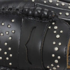 SEBAGO Dan Lug Studs Cuir Femme Noir -Magasin De Chaussures De Mode sebago dan lug studs cuir femme noir 7