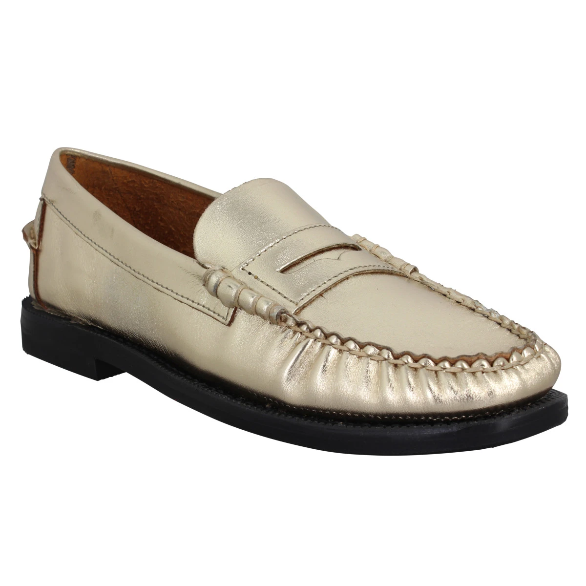 SEBAGO Dan Met Cuir Femme Gold 3 SEBAGO Dan Met Cuir Femme Gold