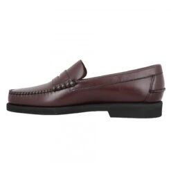 SEBAGO Dan Polaris Cuir Homme Brown Burgundy -Magasin De Chaussures De Mode sebago dan polaris cuir homme brown burgundy 4
