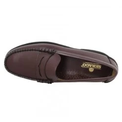 SEBAGO Dan Polaris Cuir Homme Brown Burgundy -Magasin De Chaussures De Mode sebago dan polaris cuir homme brown burgundy 5