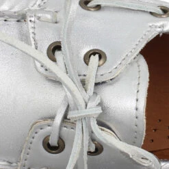 SEBAGO Docksides Cuir Femme Silver -Magasin De Chaussures De Mode sebago docksides cuir femme silver 7