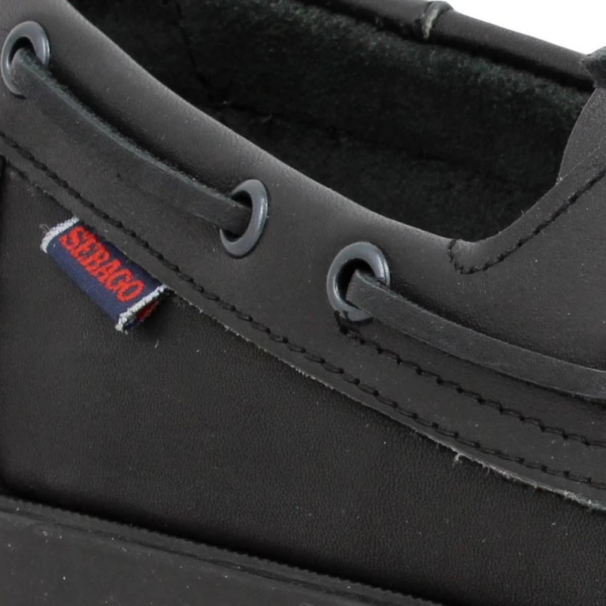 SEBAGO Docksides Cuir Homme Black 9 SEBAGO Docksides Cuir Homme Black – Image 7