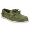 SEBAGO Docksides Portland Cuir Crazy Homme Green Military -Magasin De Chaussures De Mode sebago docksides portland cuir crazy homme green military 1