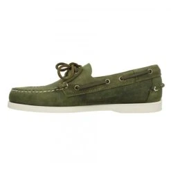 SEBAGO Docksides Portland Cuir Crazy Homme Green Military -Magasin De Chaussures De Mode sebago docksides portland cuir crazy homme green military 4