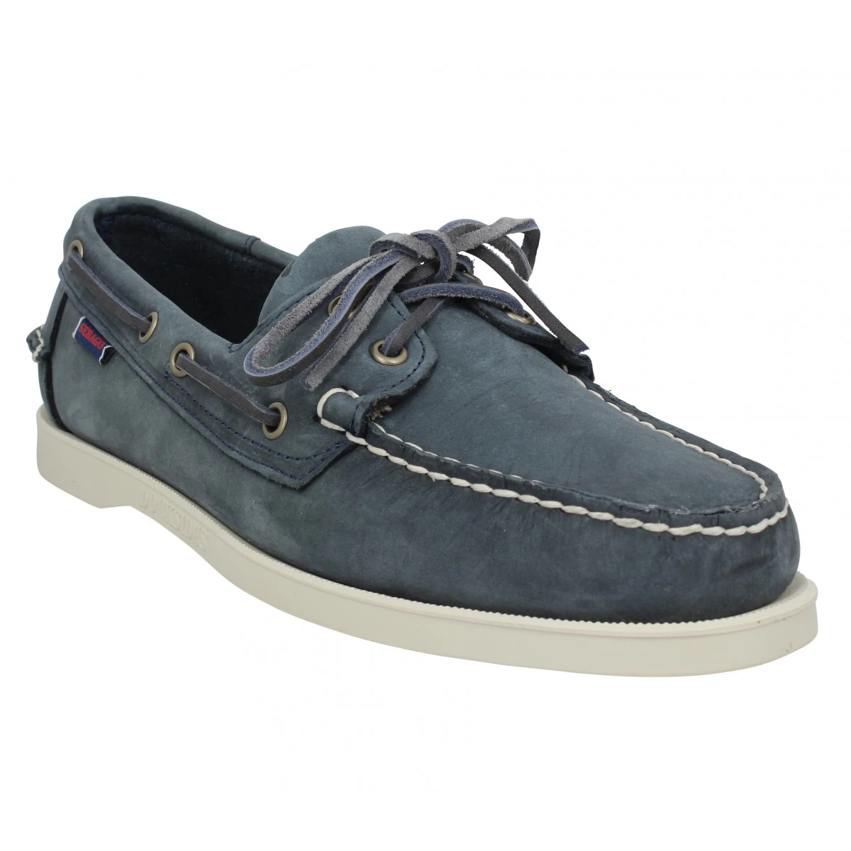 SEBAGO Docksides Portland Cuir Crazy Homme Navy 3 SEBAGO Docksides Portland Cuir Crazy Homme Navy