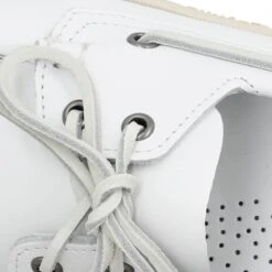 SEBAGO Docksides Portland Cuir Homme Blanc -Magasin De Chaussures De Mode sebago docksides portland cuir homme blanc 7