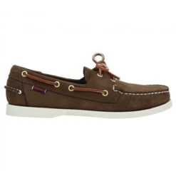 SEBAGO Docksides Velours Homme Marron -Magasin De Chaussures De Mode sebago docksides velours homme marron 2 1