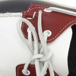 SEBAGO Portland Spinnaker Cuir Homme Bleu Blanc Rouge -Magasin De Chaussures De Mode sebago portland spinnaker cuir homme bleu blanc rouge 7