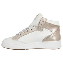 SEMERDJIAN Braga Cuir Femme Blanc Gold -Magasin De Chaussures De Mode semerdjian braga cuir femme blanc gold 4