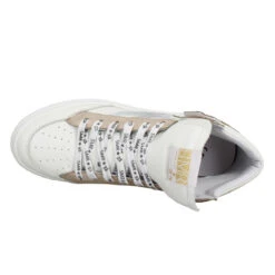 SEMERDJIAN Braga Cuir Femme Blanc Gold -Magasin De Chaussures De Mode semerdjian braga cuir femme blanc gold 5