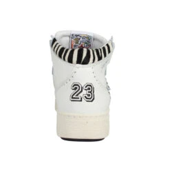 SEMERDJIAN Braga Cuir Velours Femme Blanc Zebre -Magasin De Chaussures De Mode semerdjian braga cuir velours femme blanc zebre 3