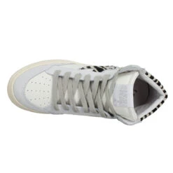 SEMERDJIAN Braga Cuir Velours Femme Blanc Zebre -Magasin De Chaussures De Mode semerdjian braga cuir velours femme blanc zebre 5