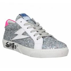 SEMERDJIAN Catri Glitter Femme Argent Fluo
