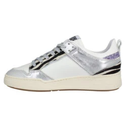 SEMERDJIAN Chita Cuir Femme Blanc Argent Parme -Magasin De Chaussures De Mode semerdjian chita cuir femme blanc argent parme 4