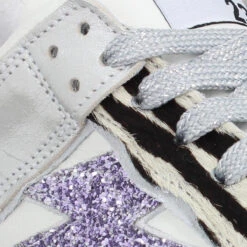 SEMERDJIAN Chita Cuir Femme Blanc Argent Parme -Magasin De Chaussures De Mode semerdjian chita cuir femme blanc argent parme 7