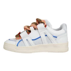 SEMERDJIAN Inna Cuir Femme Blanc Bleu -Magasin De Chaussures De Mode semerdjian inna cuir femme blanc bleu 4