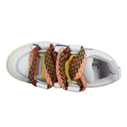 SEMERDJIAN Inna Cuir Femme Blanc Bleu -Magasin De Chaussures De Mode semerdjian inna cuir femme blanc bleu 5