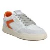 SEMERDJIAN Malica Cuir Velours Femme Blanc Orange