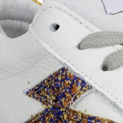 SEMERDJIAN Maya 9505 Cuir Velours Femme Blanc Glitter Multi -Magasin De Chaussures De Mode semerdjian maya 9505 cuir velours femme blanc glitter multi 7