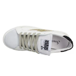 SEMERDJIAN Maya Cuir Glitter Femme Blanc Gold Noir -Magasin De Chaussures De Mode semerdjian maya cuir glitter femme blanc gold noir 5