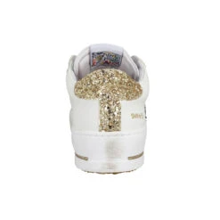 SEMERDJIAN Maya Cuir Glitter Femme Blanc Violet -Magasin De Chaussures De Mode semerdjian maya cuir glitter femme blanc violet 3