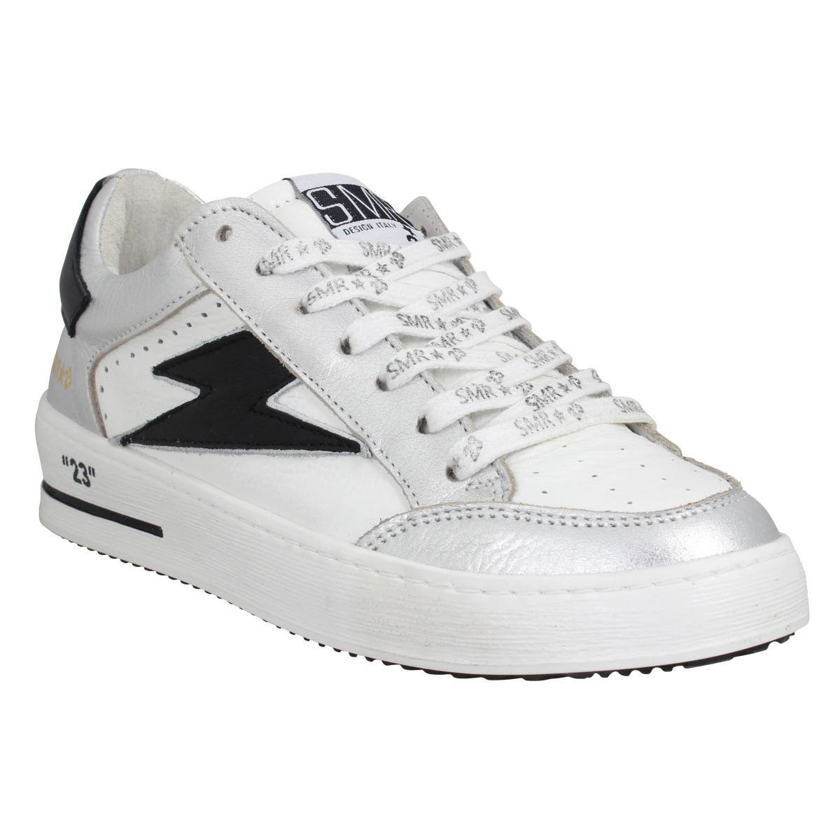 SEMERDJIAN Noubar Cuir Femme Blanc Argent 3 SEMERDJIAN Noubar Cuir Femme Blanc Argent