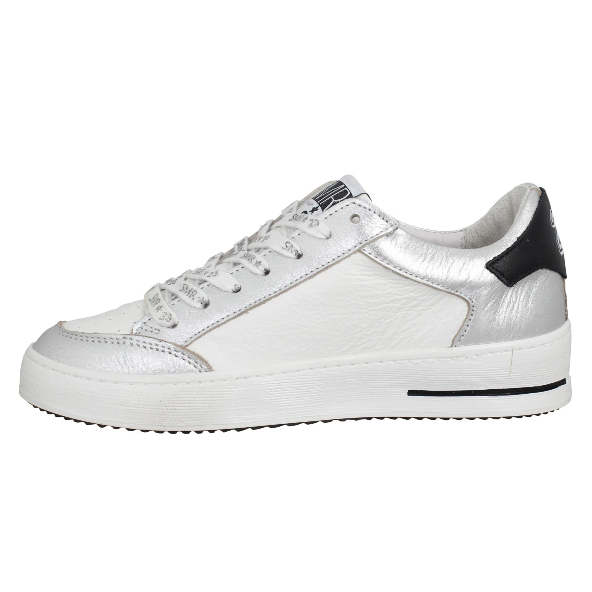 SEMERDJIAN Noubar Cuir Femme Blanc Argent 6 SEMERDJIAN Noubar Cuir Femme Blanc Argent – Image 4