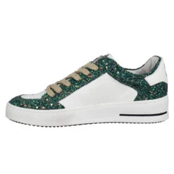 SEMERDJIAN Noubar Cuir Glitter Femme Blanc Vert -Magasin De Chaussures De Mode semerdjian noubar cuir glitter femme blanc vert 4