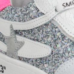 SEMERDJIAN Vana Cuir Glitter Femme Blanc Argent -Magasin De Chaussures De Mode semerdjian vana cuir glitter femme blanc argent 7