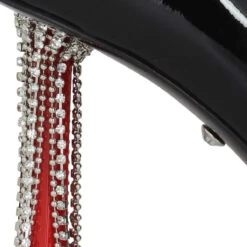 SONIA RYKIEL Valence Pump Cuir Vernis Femme Noir -Magasin De Chaussures De Mode sonia rykiel valence pump cuir vernis femme noir 7