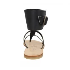 SPARTIATES PHOCEENNES Alicia Cuir Femme Black -Magasin De Chaussures De Mode spartiates phoceennes alicia cuir femme black 3