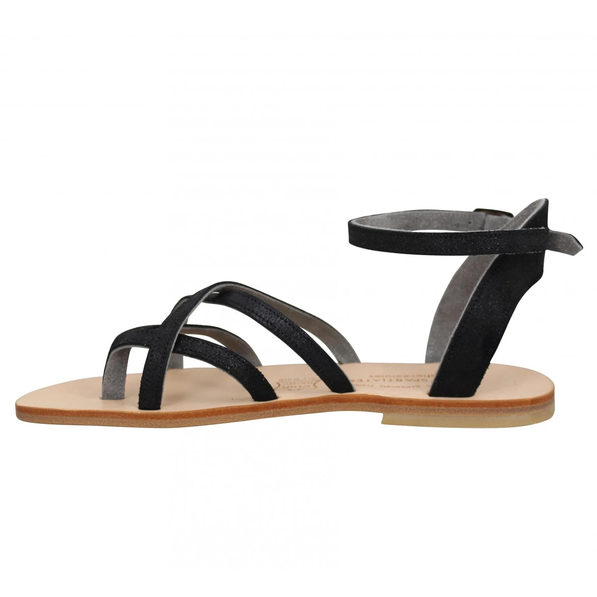 SPARTIATES PHOCEENNES Ily Cuir Femme Noir 6 SPARTIATES PHOCEENNES Ily Cuir Femme Noir – Image 4