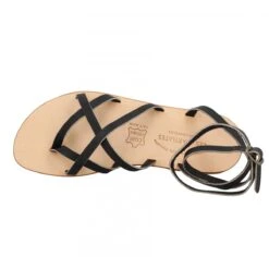 SPARTIATES PHOCEENNES Linda Cuir Femme Noir -Magasin De Chaussures De Mode spartiates phoceennes linda cuir femme noir 5